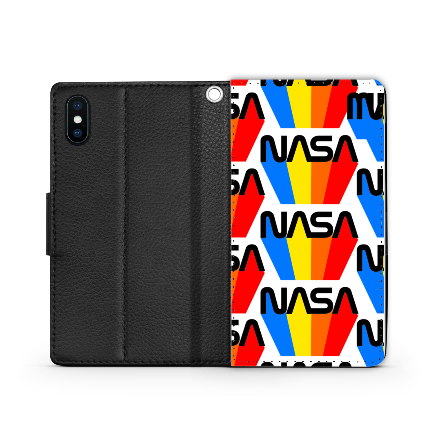 NASA 80's Retro Wallet Phone Case