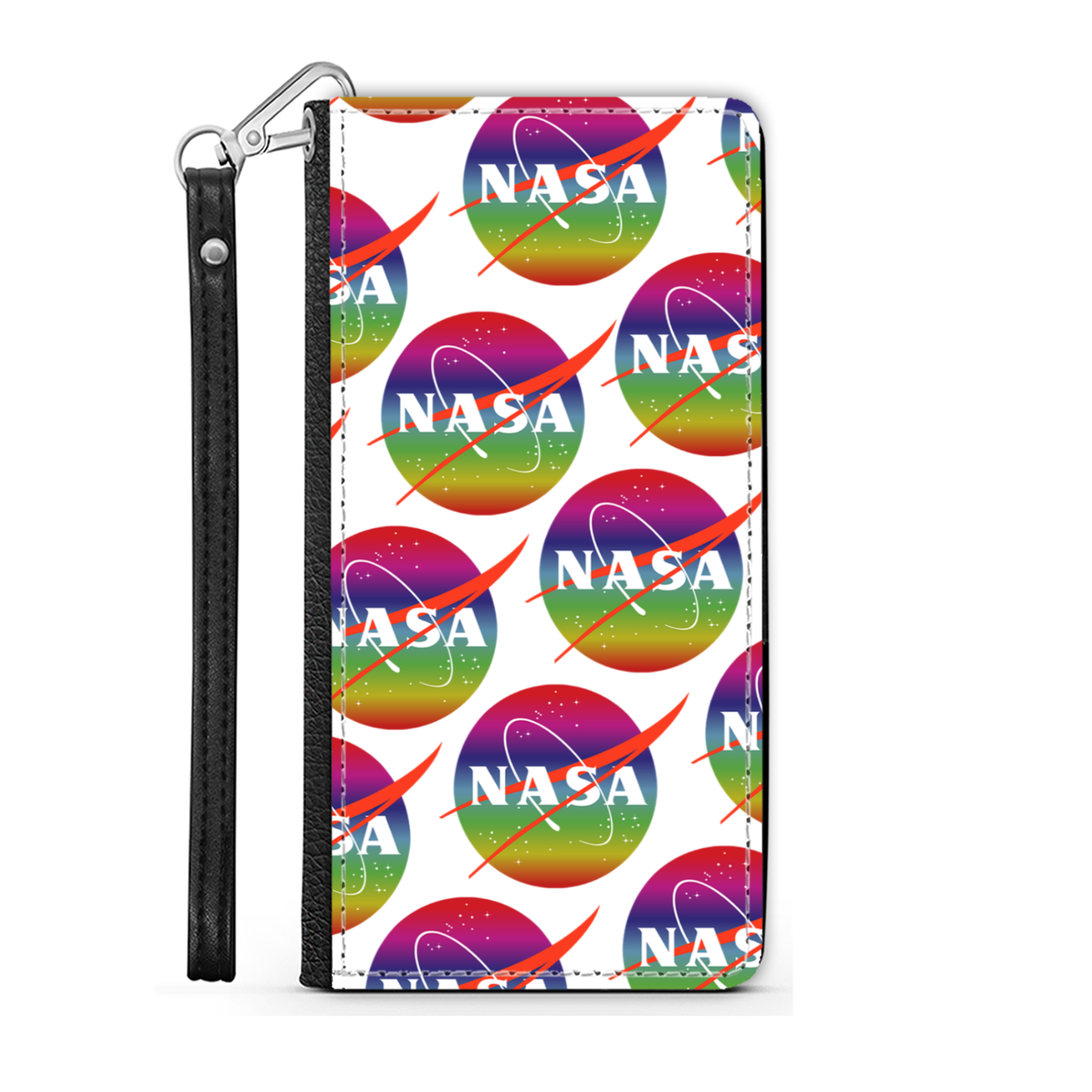 NASA Rainbow Wallet Phone Case