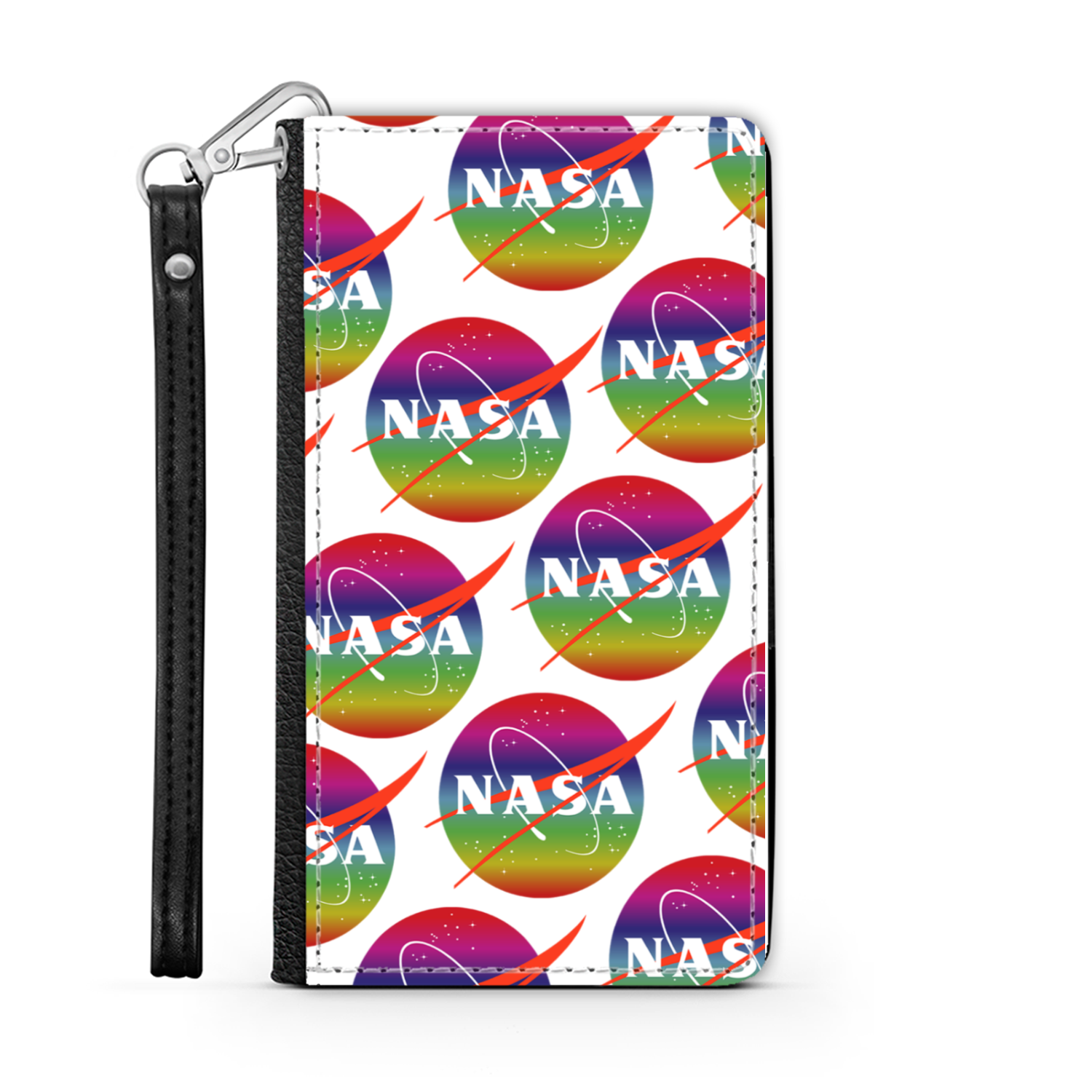 NASA Rainbow Wallet Phone Case