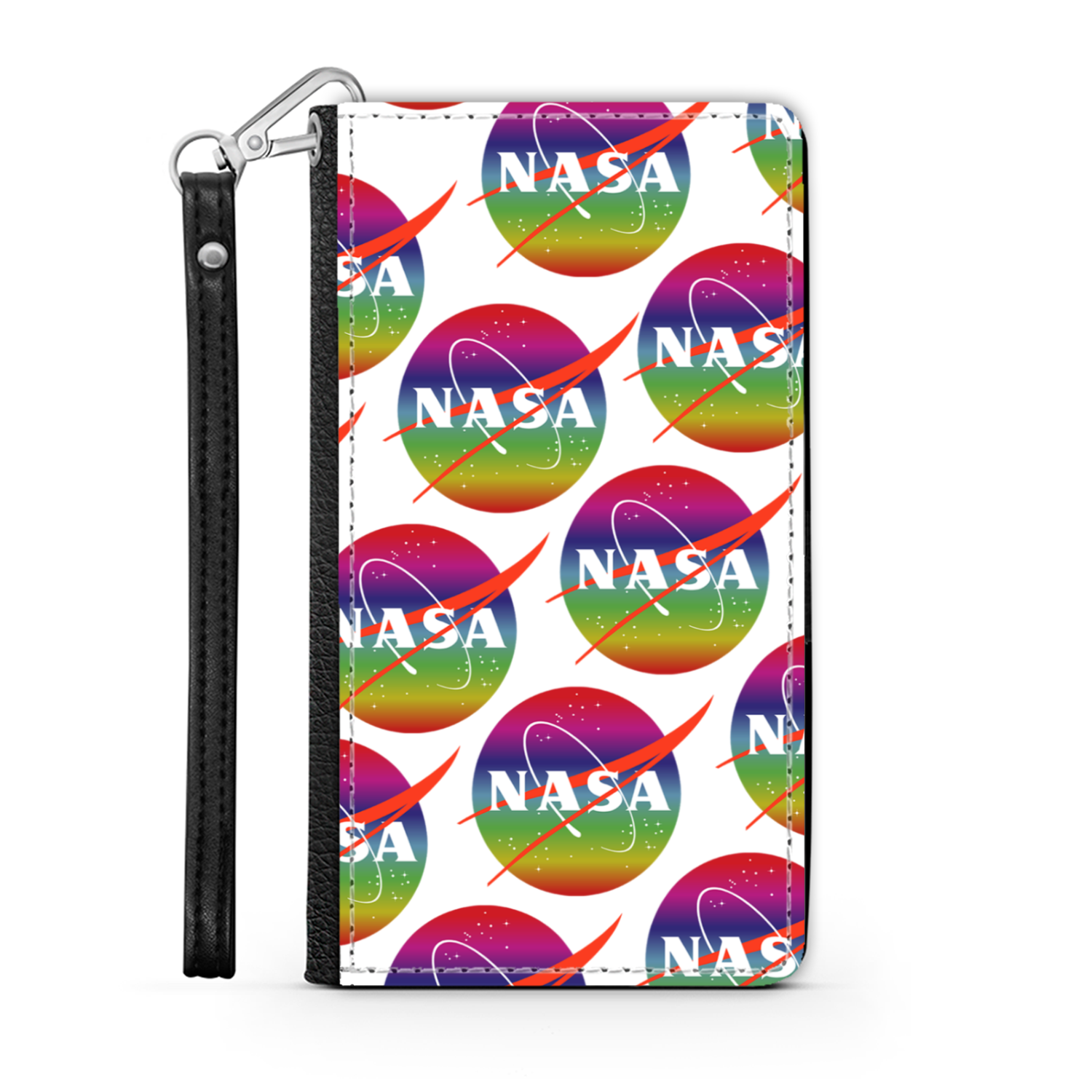 NASA Rainbow Wallet Phone Case