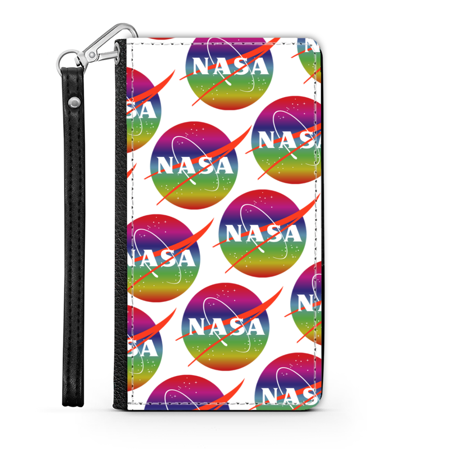 NASA Rainbow Wallet Phone Case