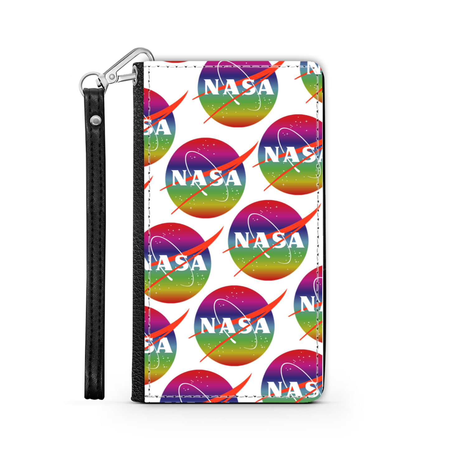 NASA Rainbow Wallet Phone Case