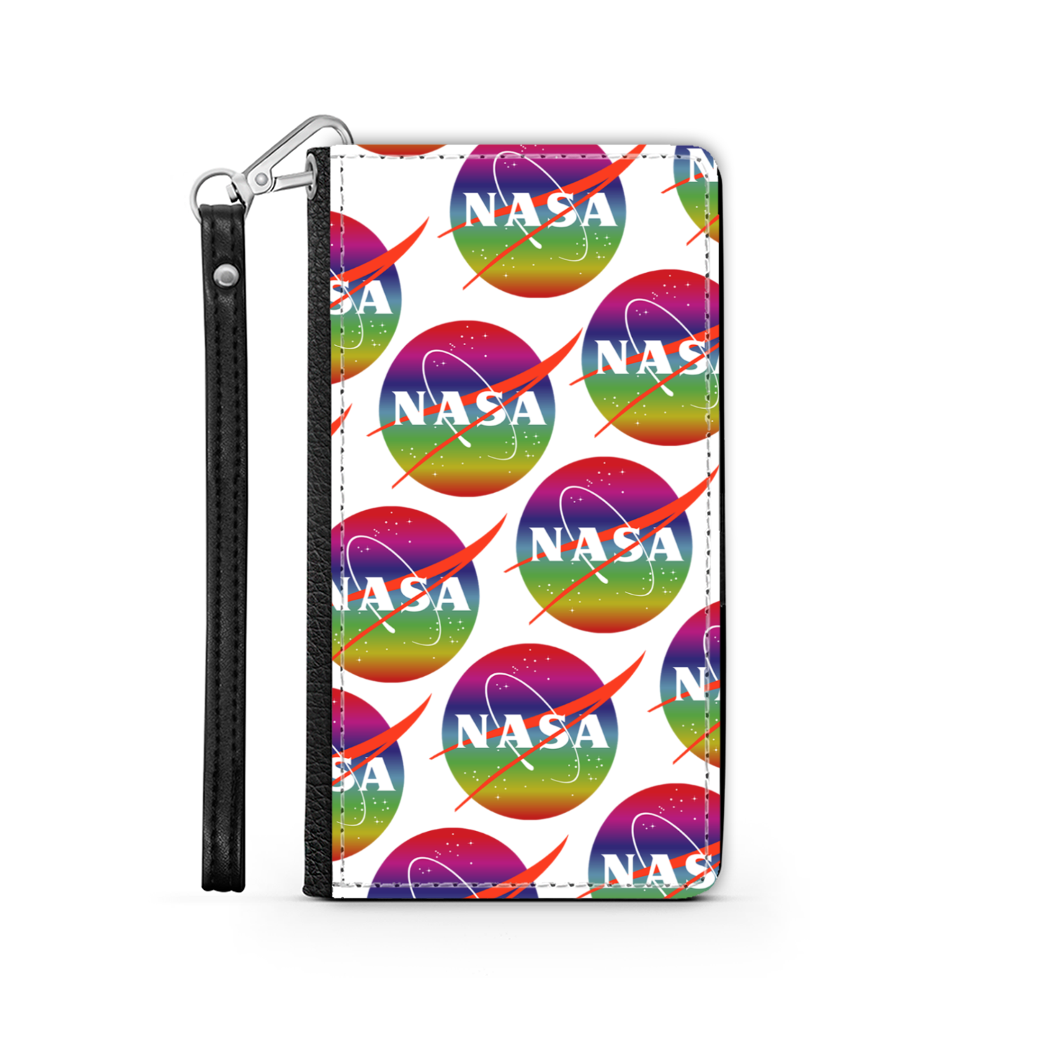 NASA Rainbow Wallet Phone Case