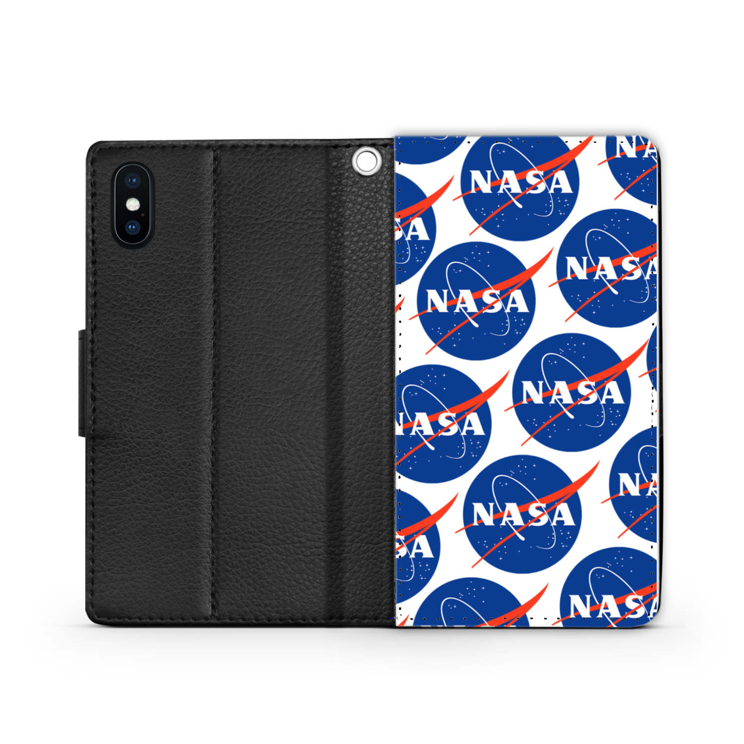 NASA Circle Logo Wallet Phone Case