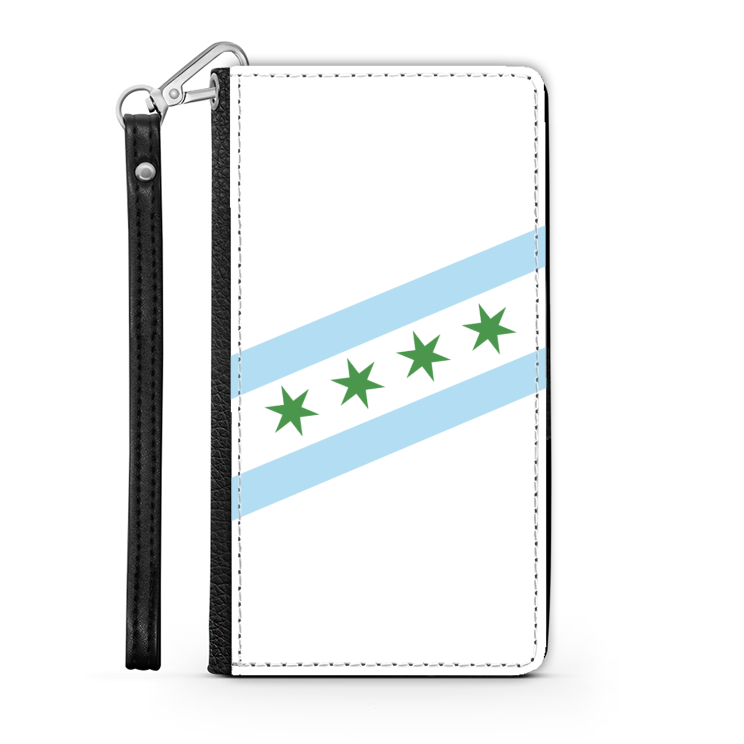 Chicago Flag St. Patty's Wallet Phone Case