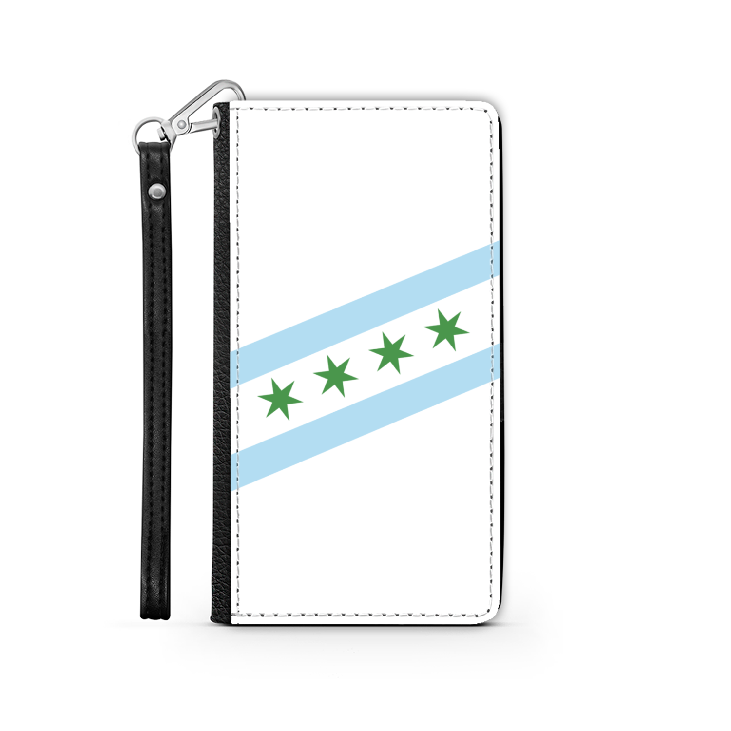 Chicago Flag St. Patty's Wallet Phone Case