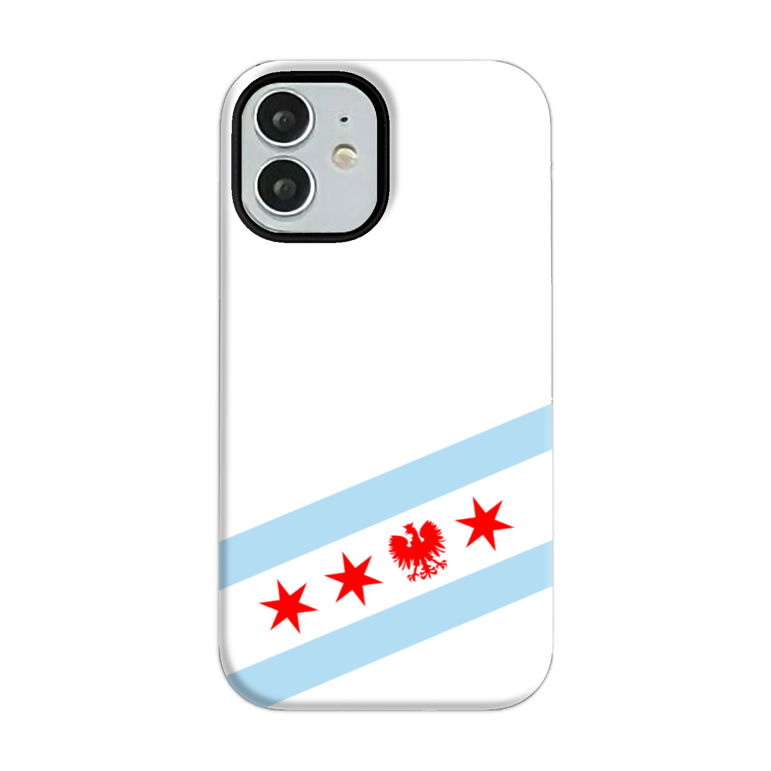 Chicago Flag Polish Single Eagle Tough Phone Case