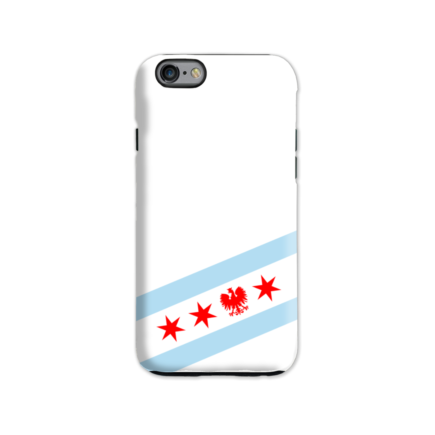 Chicago Flag Polish Single Eagle Tough Phone Case