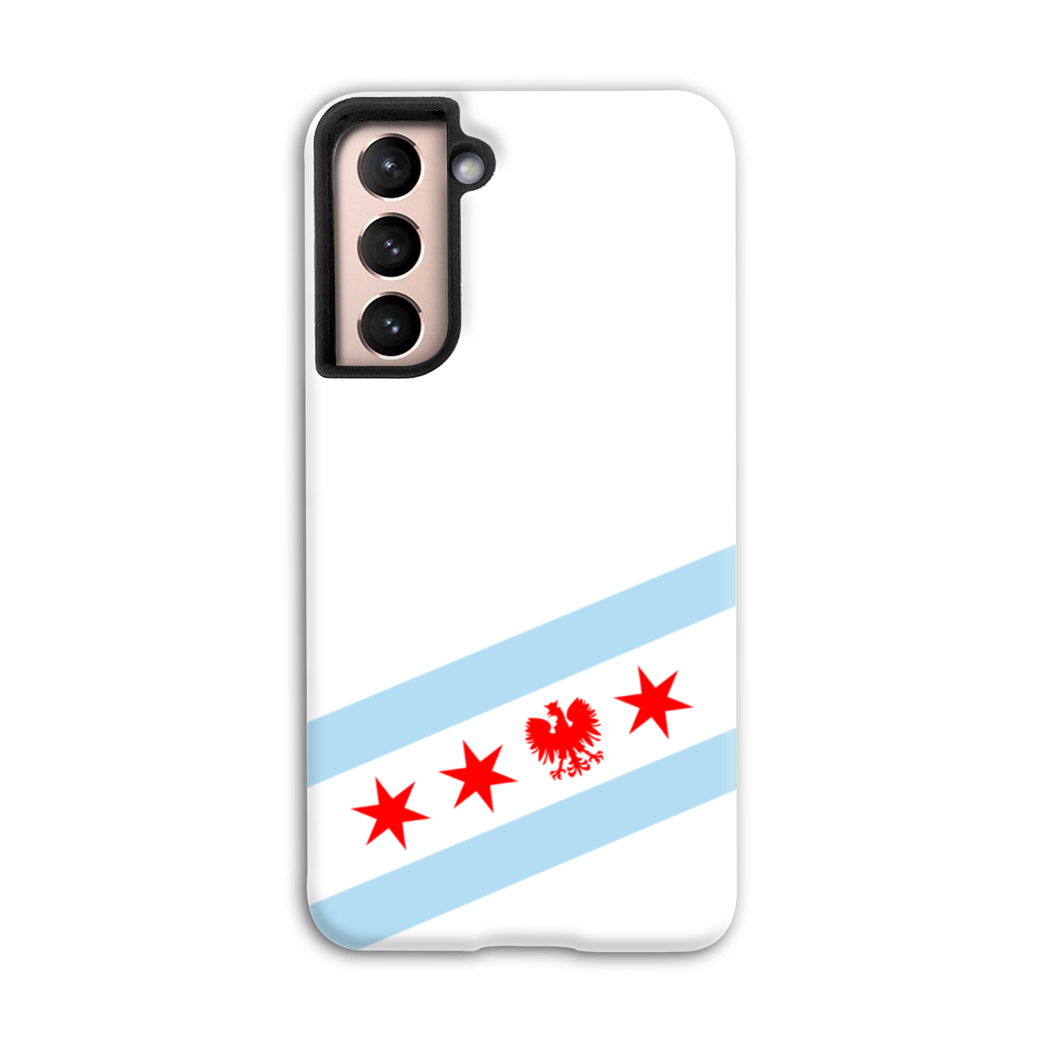 Chicago Flag Polish Single Eagle Tough Phone Case