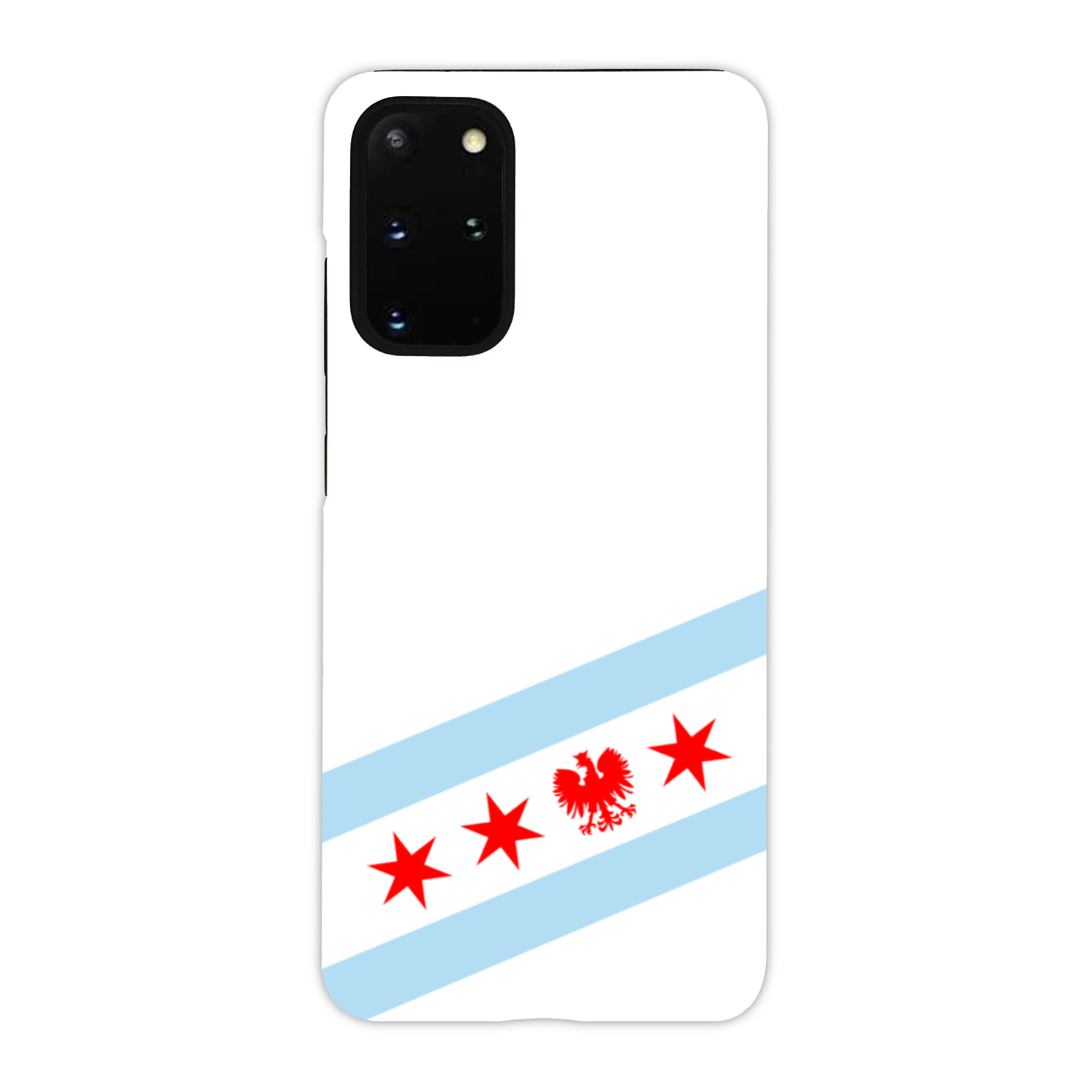 Chicago Flag Polish Single Eagle Tough Phone Case