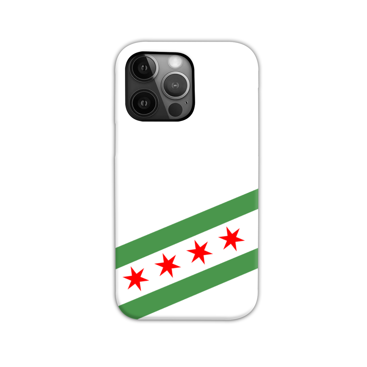 Chicago Flag Green River Tough Phone Case