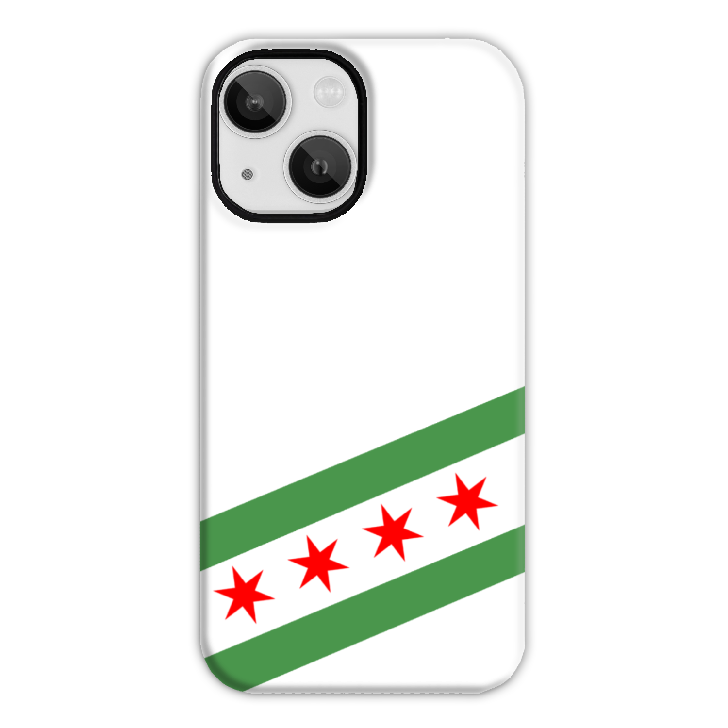 Chicago Flag Green River Tough Phone Case