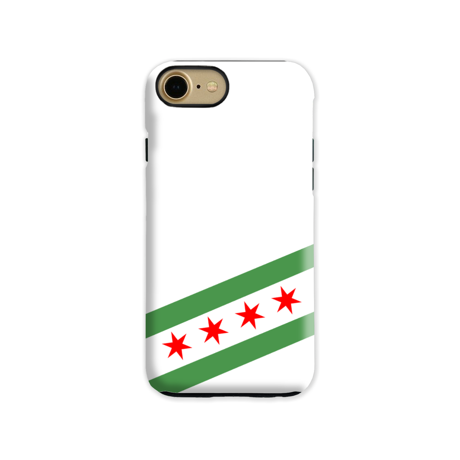 Chicago Flag Green River Tough Phone Case