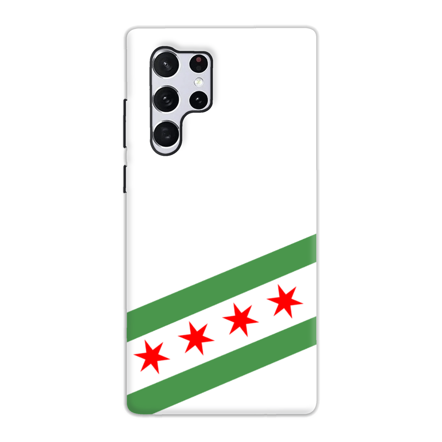 Chicago Flag Green River Tough Phone Case