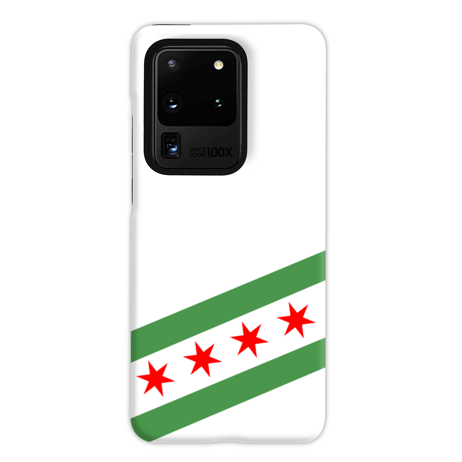 Chicago Flag Green River Tough Phone Case