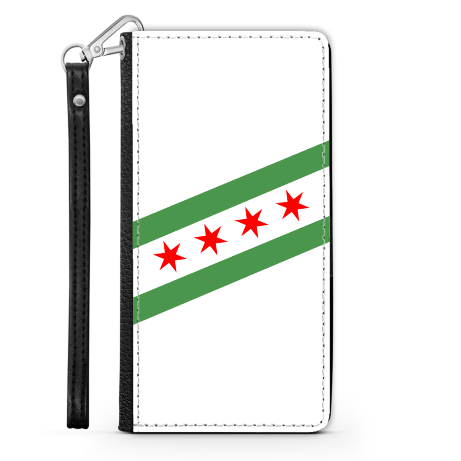 Chicago Flag Green River Phone Case