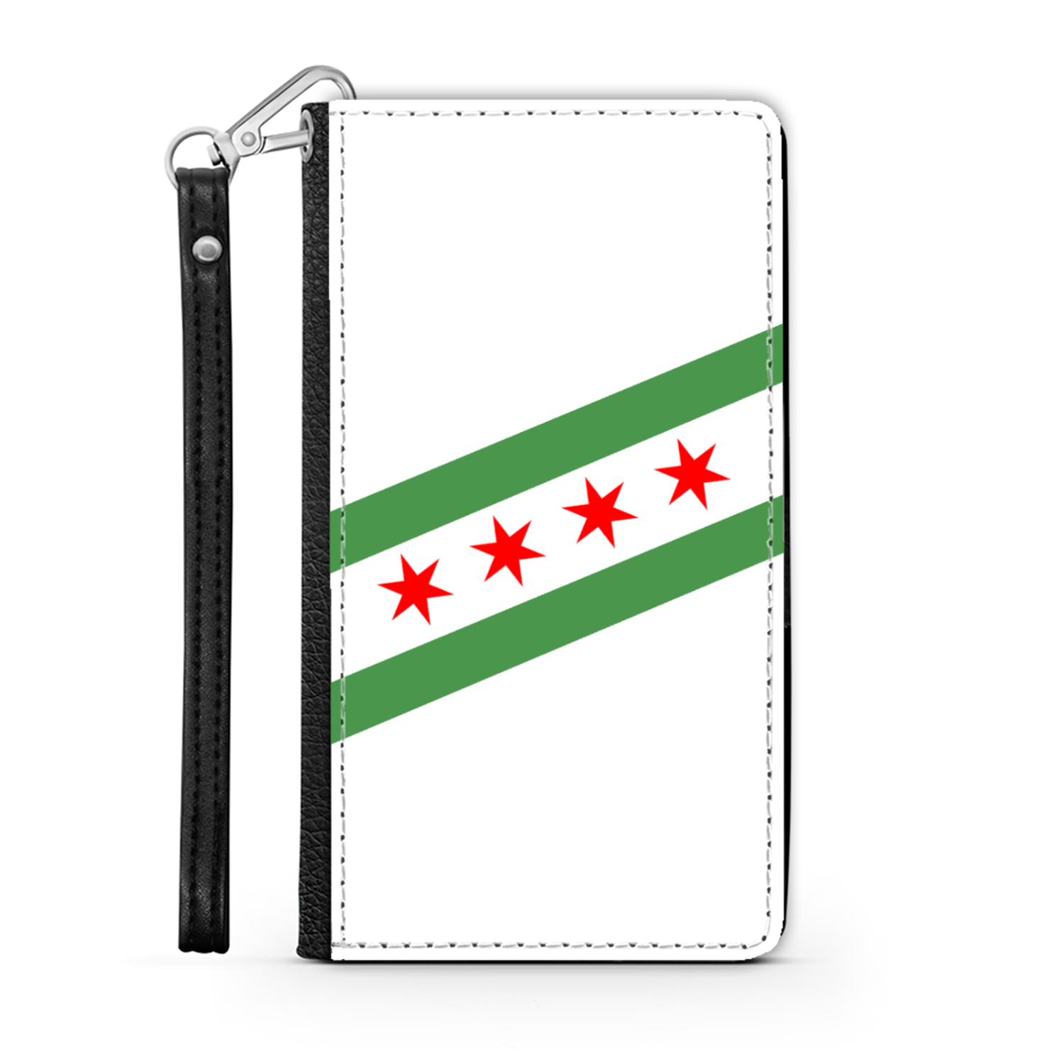 Chicago Flag Green River Phone Case