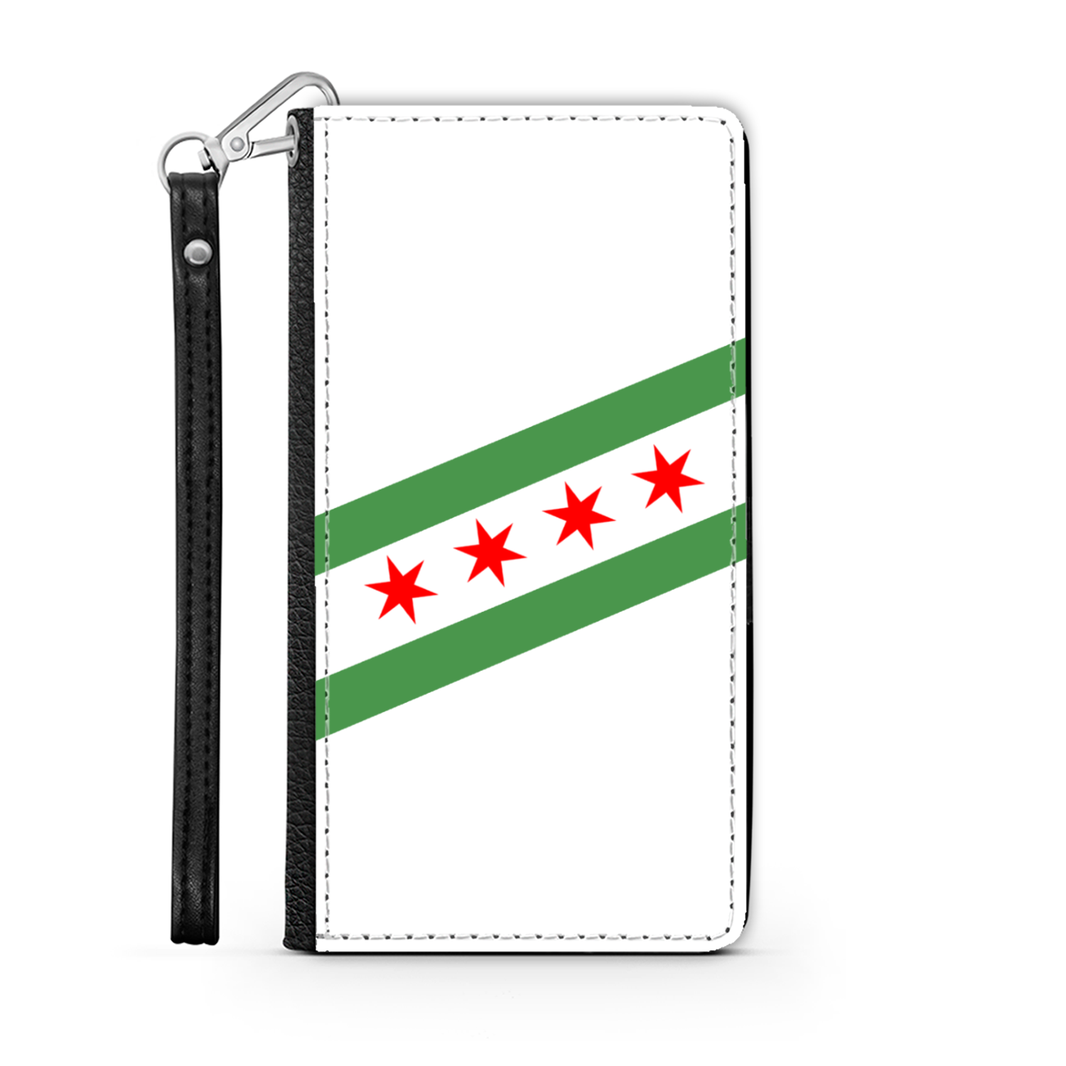 Chicago Flag Green River Phone Case