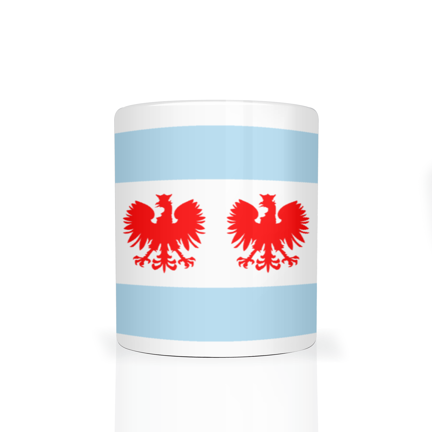 Chicago Flag Polish Four Eagle 11oz Mug