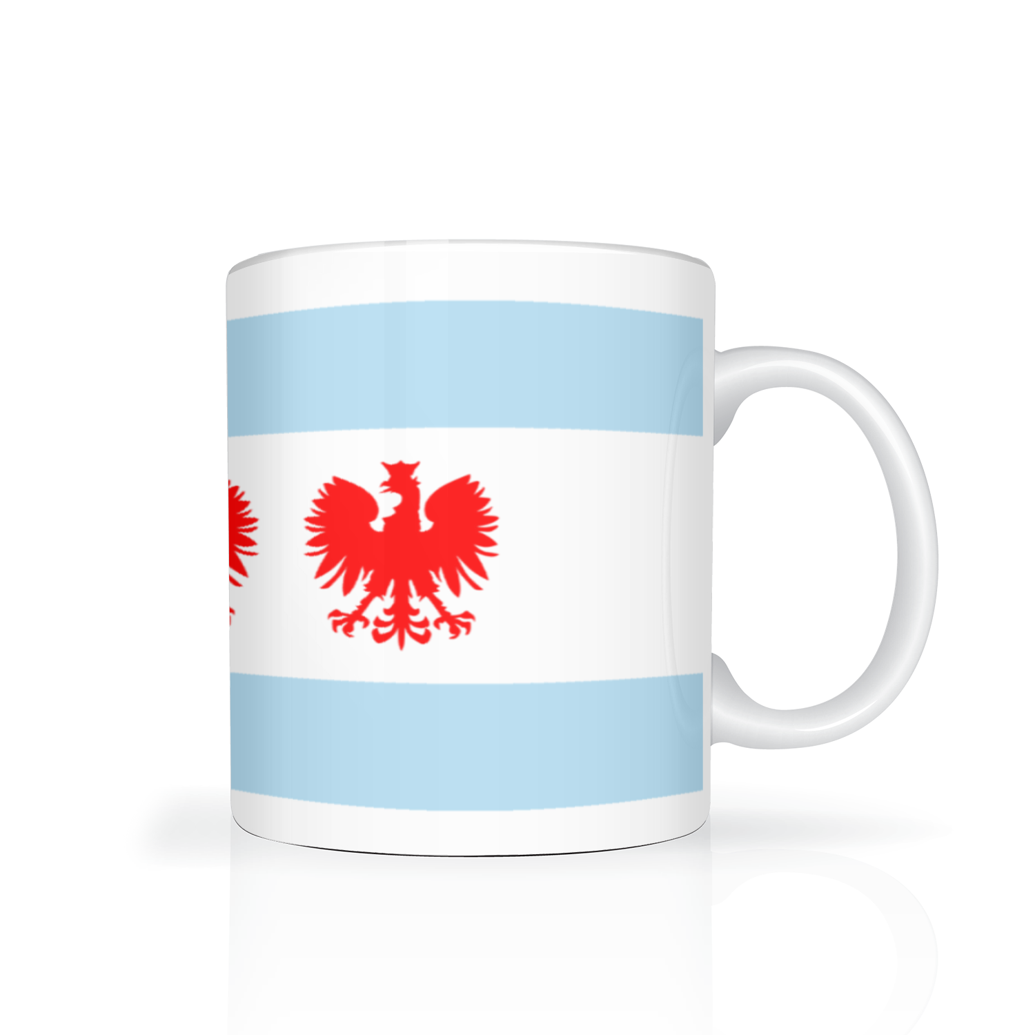 Chicago Flag Polish Four Eagle 11oz Mug