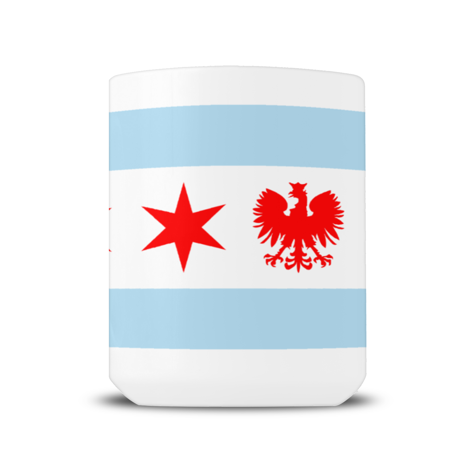 Chicago Flag Polish Single Eagle 15oz Mug