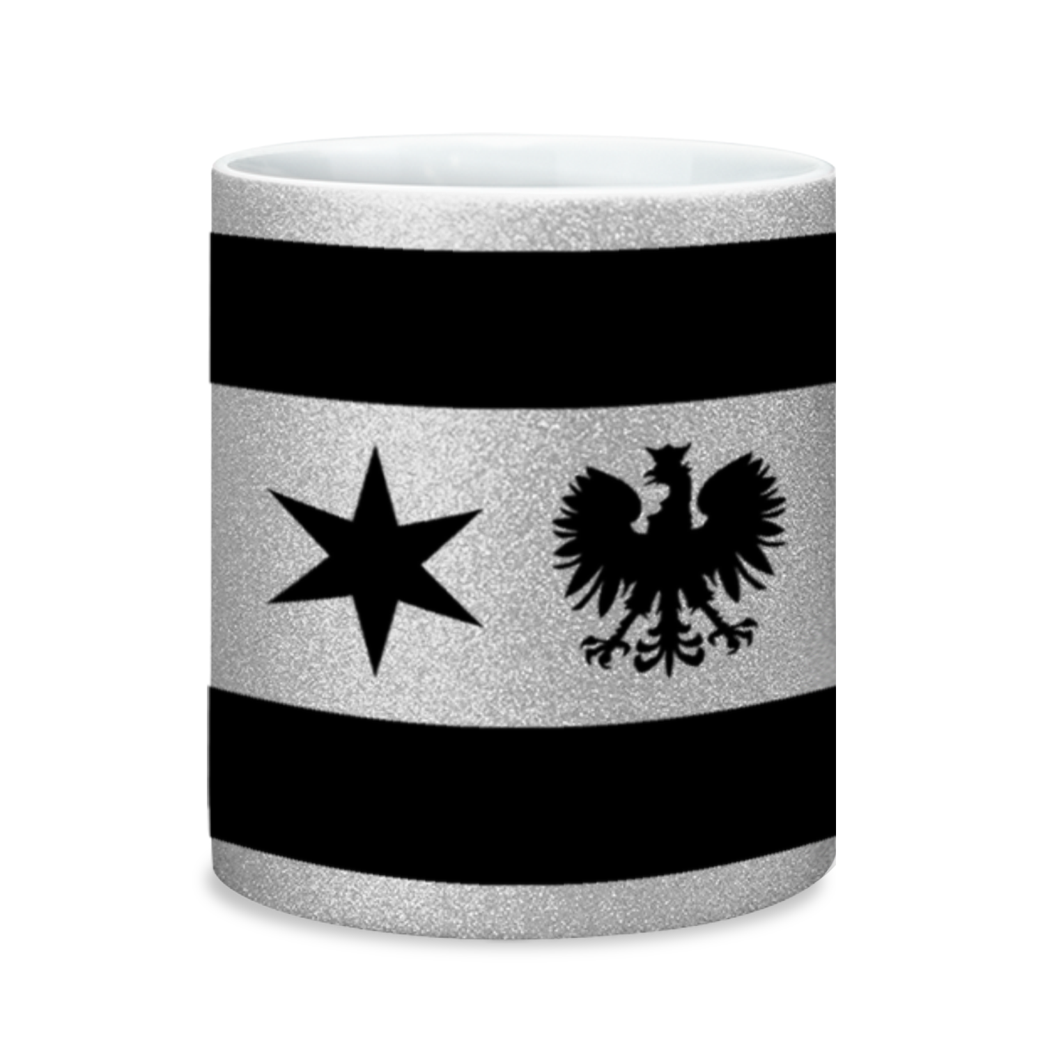 Chicago Flag Polish Single Eagle Sparkling 15oz Mug