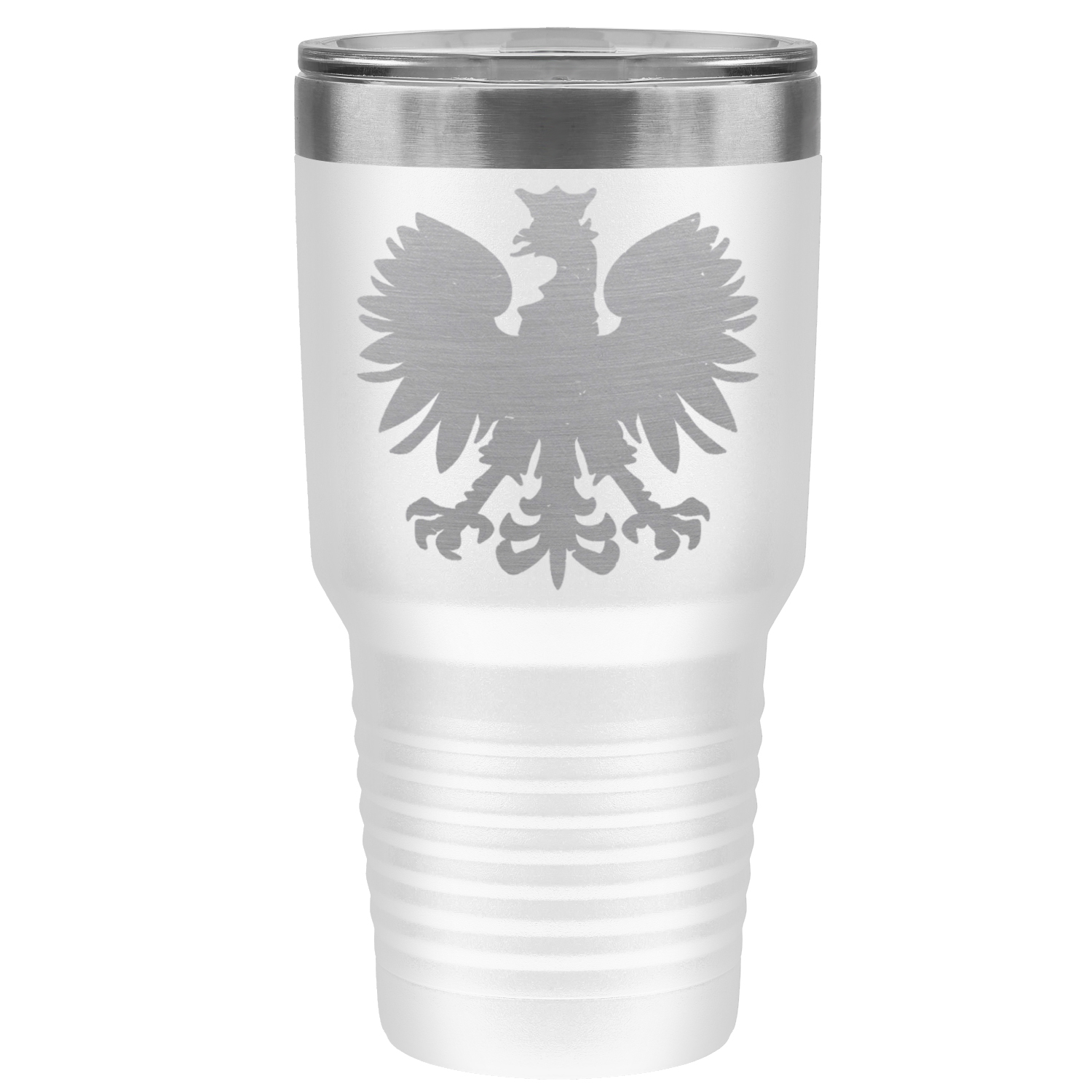 Chicago Flag Polish Eagle 30oz Lazer Tumbler