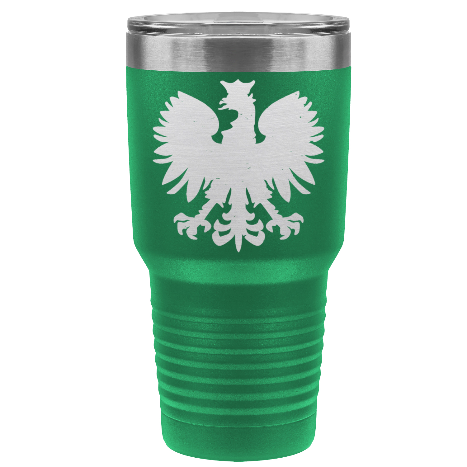 Chicago Flag Polish Eagle 30oz Lazer Tumbler