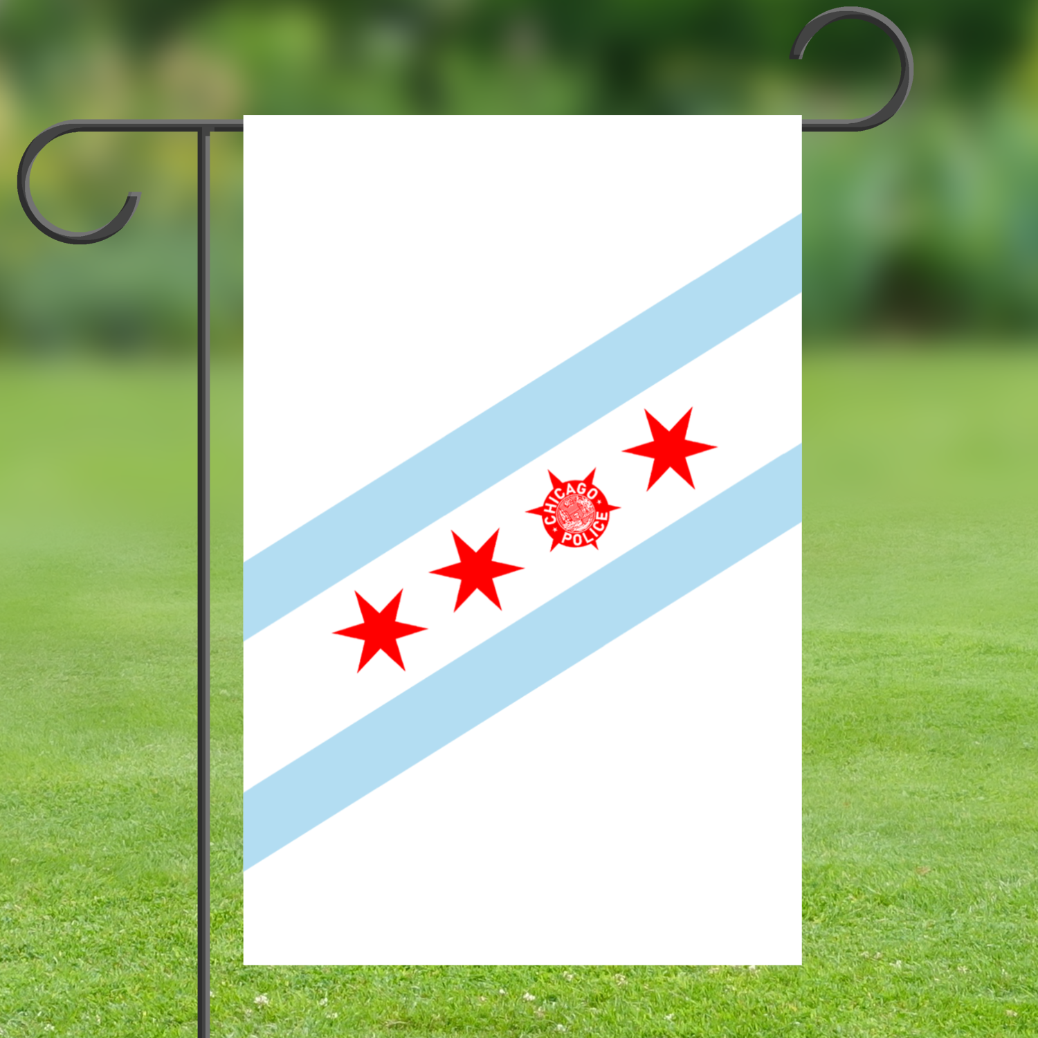 Chicago PD Flag Garden Flag