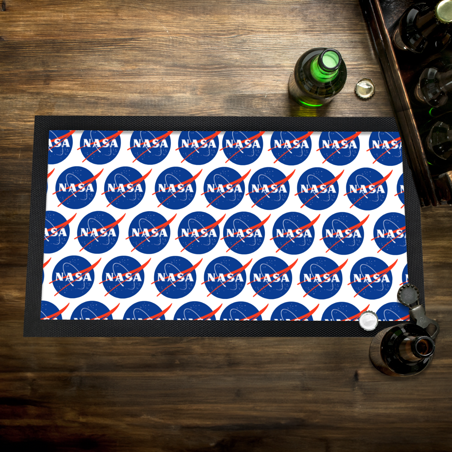 NASA Circle Logo Bar Mat