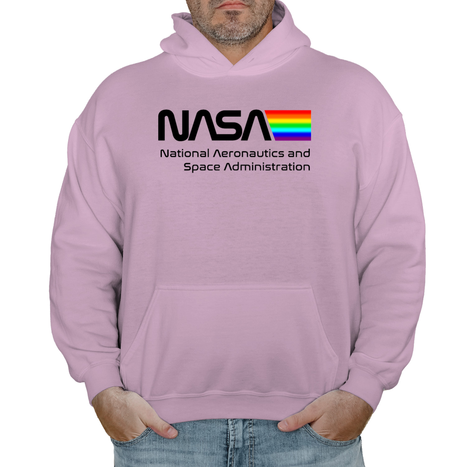 Nasa pink hoodie online