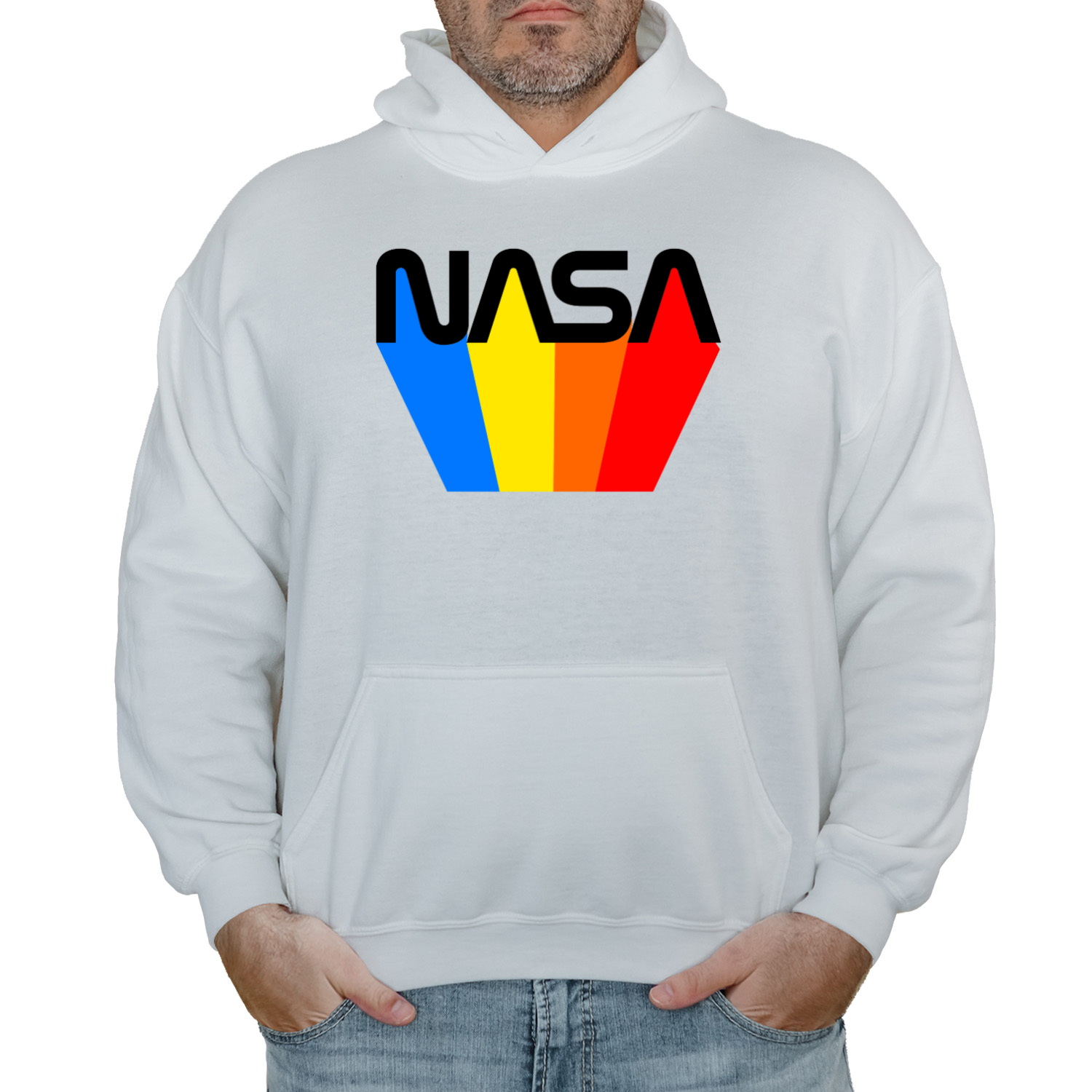 NASA 80 s Retro Hoodie