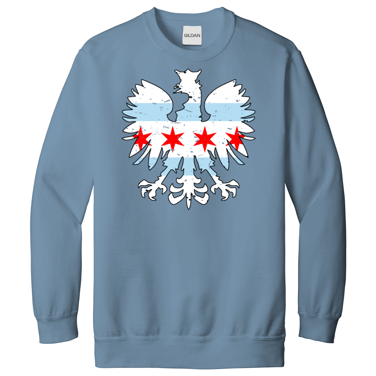 Chicago Flag Eagle Sweatshirt